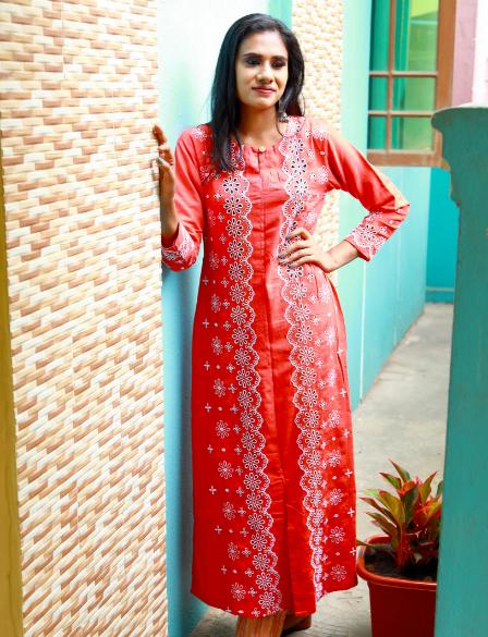 Kurtis - Cotton - Embroidered – Page 2 – Scarlet Thread