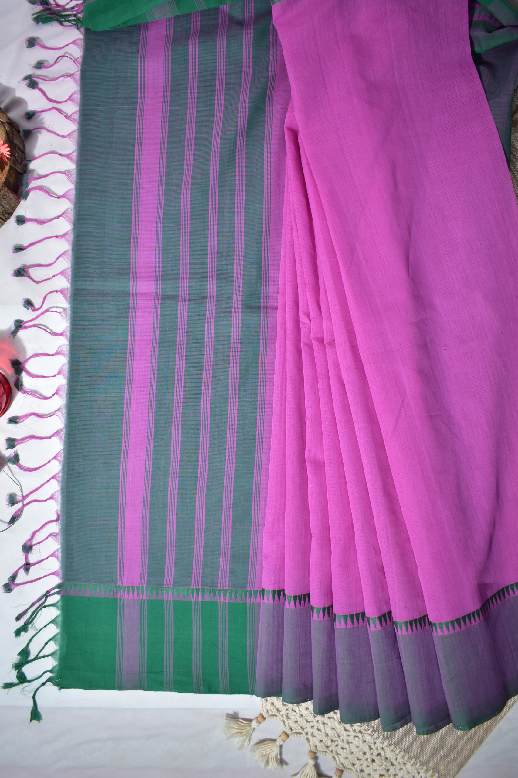 Green Mangalgiri cotton Saree | Sakhi Fashions – sakhifashions