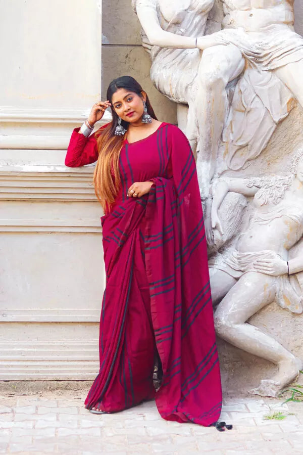 Royal Blue Mulmul Cotton Saree, Plain Mulmul Sarees , Mulmul Cotton Plain  Sarees🔥9733319373🔥 | Saree blouse designs latest, Saree, Indian saree  blouse